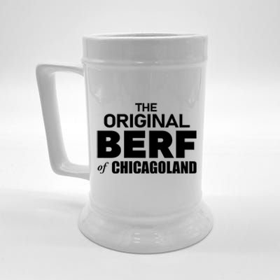 The Original Berf Of Chicagoland Funny Printing Mistake Beer Stein