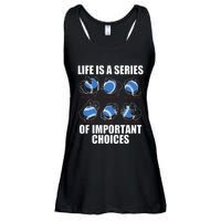 Types of Baseball Pitches Life Choices Pitcher Player Gift  Ladies Essential Flowy Tank