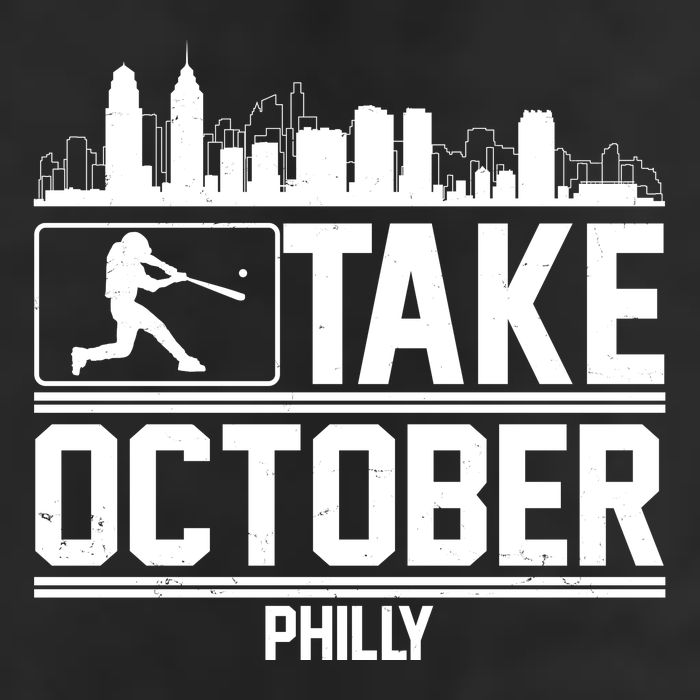 Take October Baseball Fan Philadelphia Skyline Cool Comfort Performance Bucket Hat