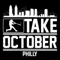 Take October Baseball Fan Philadelphia Skyline USA-Made Doggie Bandana