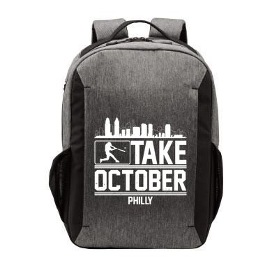 Take October Baseball Fan Philadelphia Skyline Vector Backpack