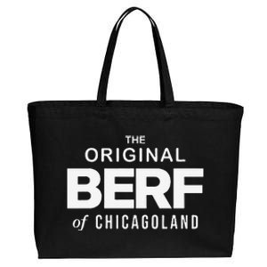 The Original Berf Of Chicagoland Cotton Canvas Jumbo Tote