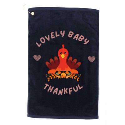 Thanksgiving Onepiece . Baby Thanksgiving . Turkey Day . Thanksgiving Creeper Platinum Collection Golf Towel