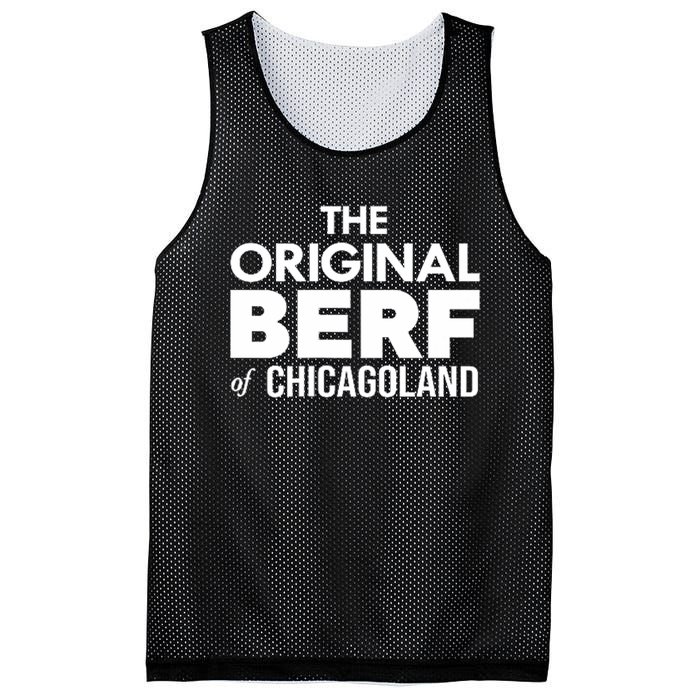 The Original Berf Of Chicagoland Funny Printing Mistake Mesh Reversible Basketball Jersey Tank