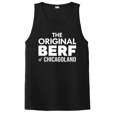 The Original Berf Of Chicagoland Funny Printing Mistake PosiCharge Competitor Tank