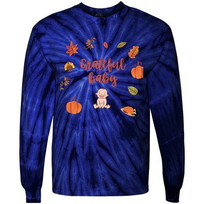 Thanksgiving Onepiece . Baby Thanksgiving . Turkey Day . Thanksgiving Creeper Tie-Dye Long Sleeve Shirt