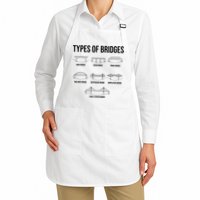 Types Of Bridges, Bridge Engineer Gift Apron
