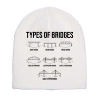 Types Of Bridges, Bridge Engineer Gift Short Acrylic Beanie