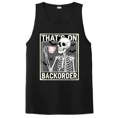 ThatS On Backorder Pharmacy Tech Skeleton ThatS Backorder PosiCharge Competitor Tank