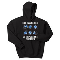 Types Of Baseball Pitches Life Choices Pitcher Player Gift Kids Hoodie