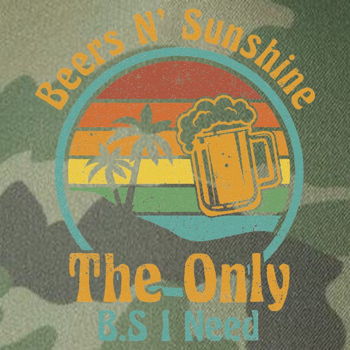 The Only BS I Need Is Beers and Sunshine Drinking Brew Party Legacy Tie Dye Trucker Hat