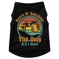 The Only BS I Need Is Beers and Sunshine Drinking Brew Party Doggie Tank