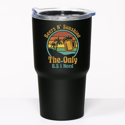 The Only BS I Need Is Beers and Sunshine Drinking Brew Party Tumbler