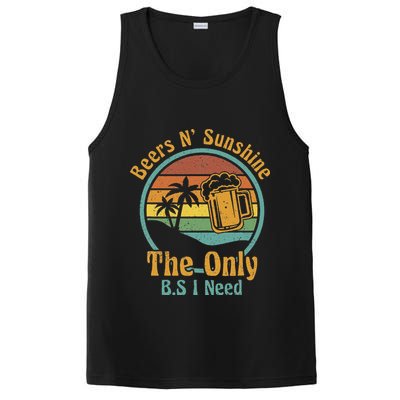 The Only BS I Need Is Beers and Sunshine Drinking Brew Party PosiCharge Competitor Tank