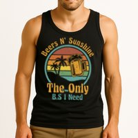 The Only BS I Need Is Beers and Sunshine Drinking Brew Party Tank Top
