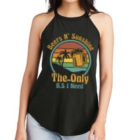 The Only BS I Need Is Beers and Sunshine Drinking Brew Party Women's Perfect Tri Rocker Tank