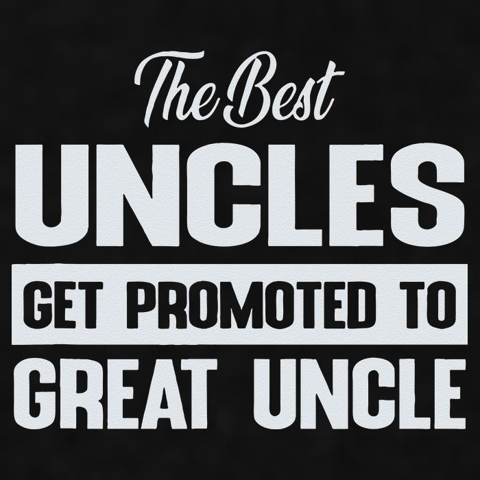 The Only Best Uncles Get Promoted To Great Uncle Ladies PosiCharge Tri-Blend Wicking Tank