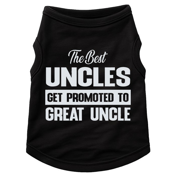 The Only Best Uncles Get Promoted To Great Uncle Doggie Tank