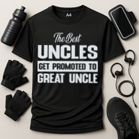 The Only Best Uncles Get Promoted To Great Uncle Performance Shirt