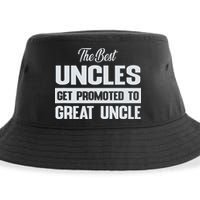 The Only Best Uncles Get Promoted To Great Uncle Sustainable Bucket Hat