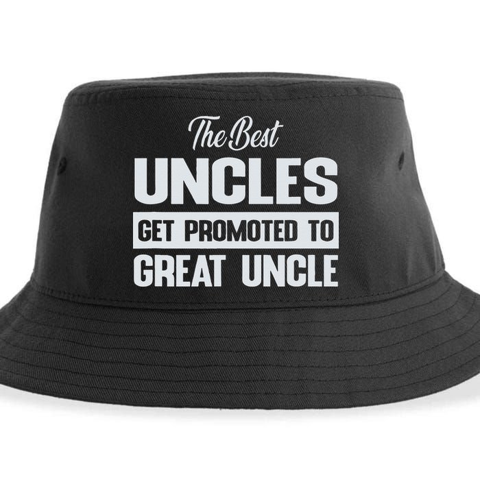 The Only Best Uncles Get Promoted To Great Uncle Sustainable Bucket Hat