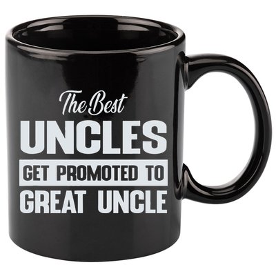 The Only Best Uncles Get Promoted To Great Uncle 11oz C Handle Ceramic Mug