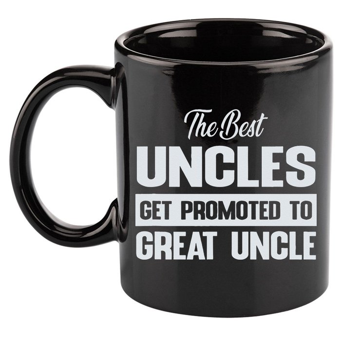 The Only Best Uncles Get Promoted To Great Uncle 11oz C Handle Ceramic Mug