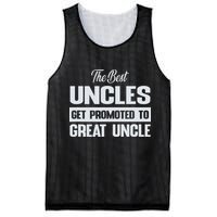 The Only Best Uncles Get Promoted To Great Uncle Mesh Reversible Basketball Jersey Tank