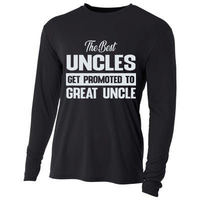 The Only Best Uncles Get Promoted To Great Uncle Cooling Performance Long Sleeve Crew