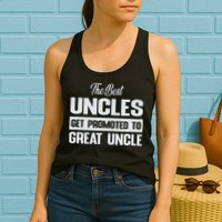 The Only Best Uncles Get Promoted To Great Uncle Womens Tank Top