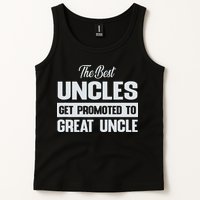 The Only Best Uncles Get Promoted To Great Uncle Tank Top