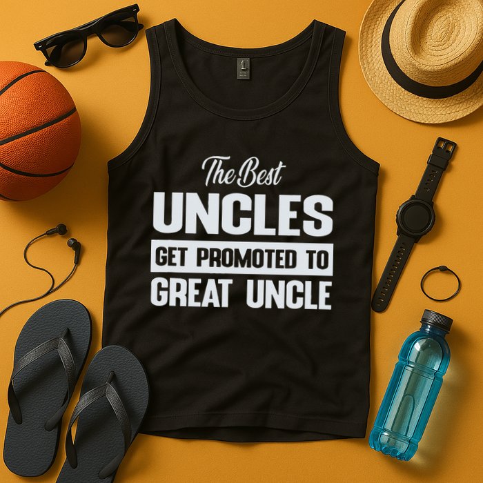 The Only Best Uncles Get Promoted To Great Uncle Tank Top