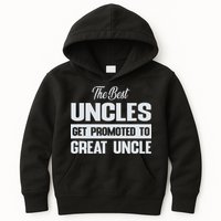 The Only Best Uncles Get Promoted To Great Uncle Kids Hoodie