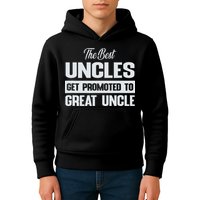 The Only Best Uncles Get Promoted To Great Uncle Kids Hoodie