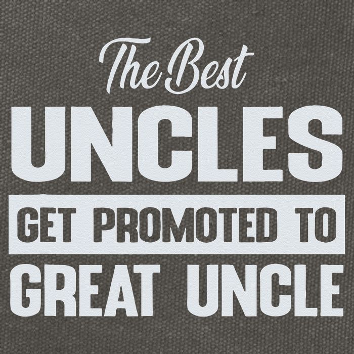 The Only Best Uncles Get Promoted To Great Uncle Cotton Canvas Backpack