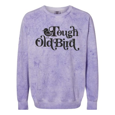 Tough Old Bird Grandma Colorblast Crewneck Sweatshirt