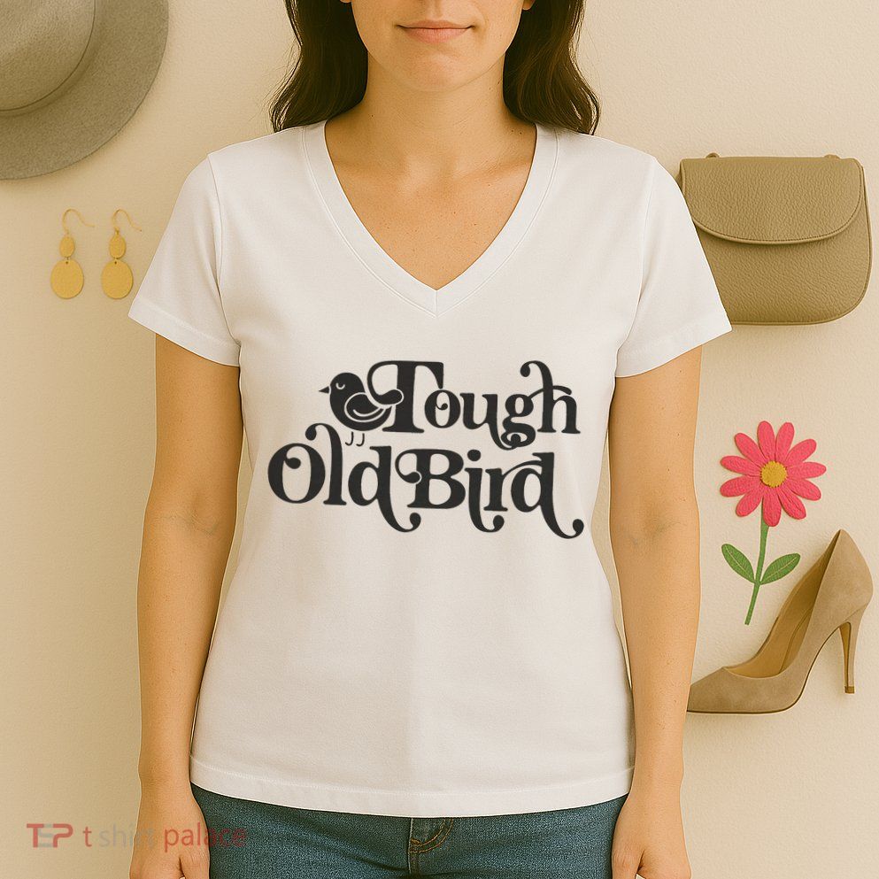 Tough Old Bird Grandma Women's V-Neck T-Shirt