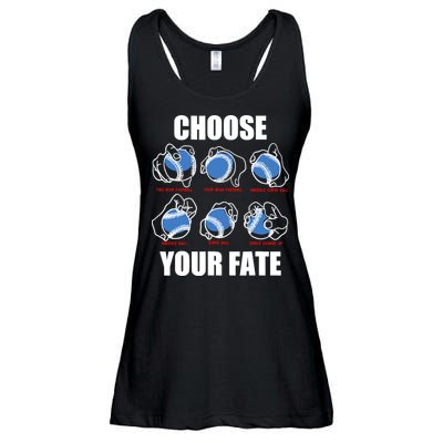 Types Of Baseball Pitches Choose Your Fate Gift For Pitcher Ladies Essential Flowy Tank