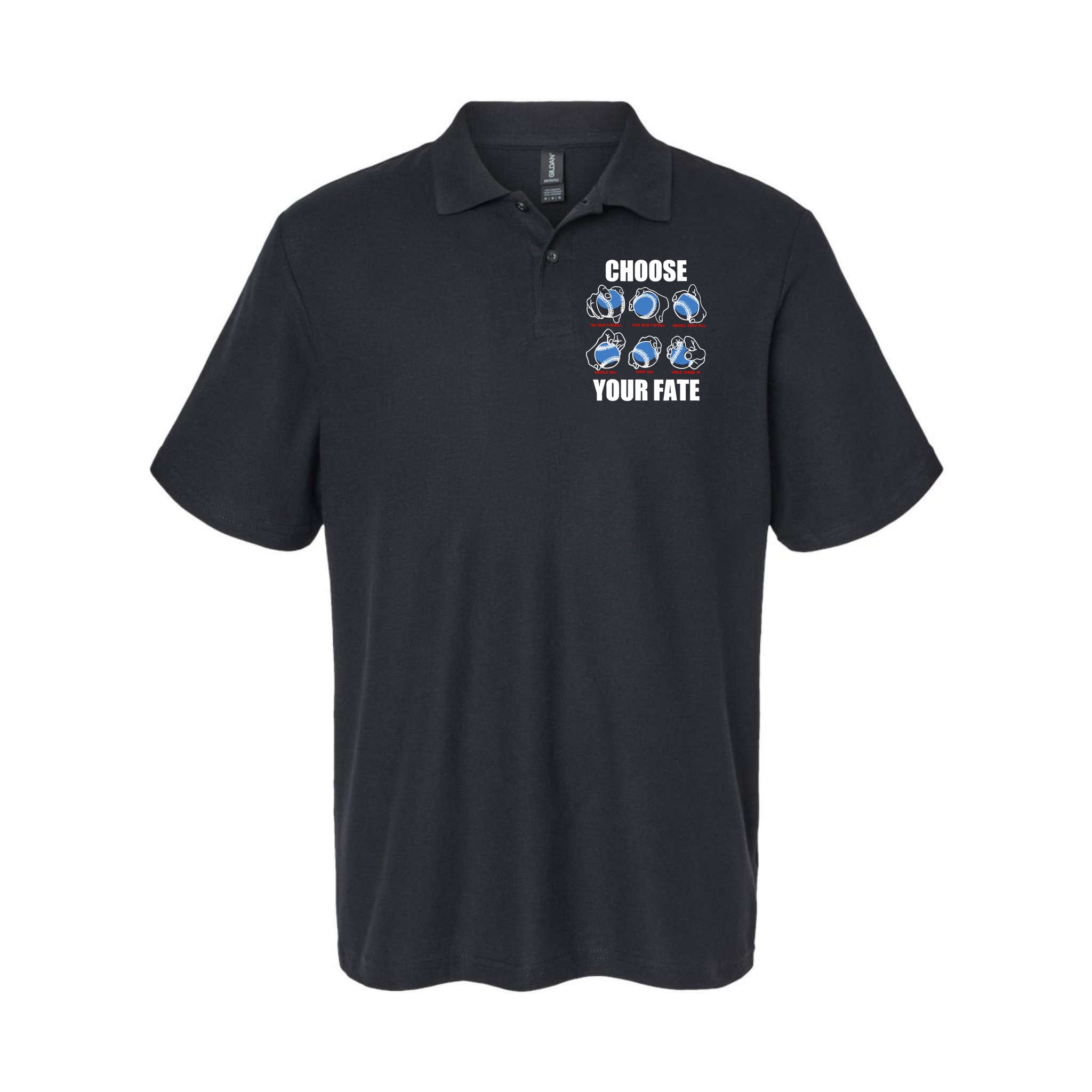 Types Of Baseball Pitches Choose Your Fate Gift For Pitcher Polo