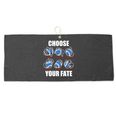 Types Of Baseball Pitches Choose Your Fate Gift For Pitcher Large Microfiber Waffle Golf Towel
