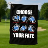 Types Of Baseball Pitches Choose Your Fate Gift For Pitcher Golf Towel