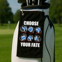 Types Of Baseball Pitches Choose Your Fate Gift For Pitcher Golf Towel