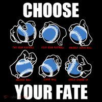 Types Of Baseball Pitches Choose Your Fate Gift For Pitcher Toddler T-Shirt