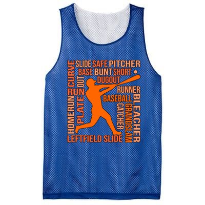 Types Of Baseball Players Sports Lover Coach Graphic Cute Gift Mesh Reversible Basketball Jersey Tank