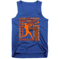 Types Of Baseball Players Sports Lover Coach Graphic Cute Gift Tank Top