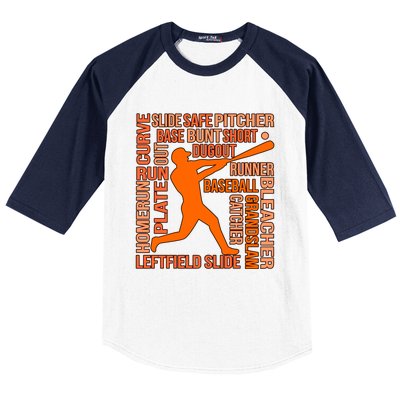 Types Of Baseball Players Sports Lover Coach Graphic Cute Gift Baseball Sleeve Shirt