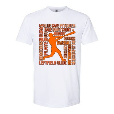 Types Of Baseball Players Sports Lover Coach Graphic Cute Gift Softstyle CVC T-Shirt