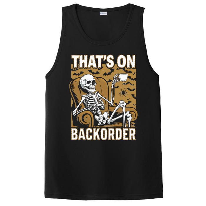 ThatS On Backorder Pharmacy Tech Skeleton ThatS Backorder PosiCharge Competitor Tank