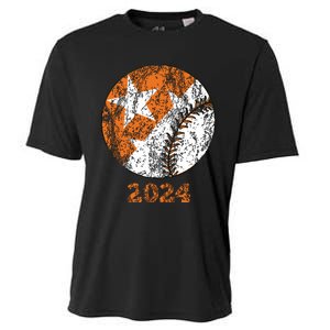 Tennessee Omaha Bound Knoxville Baseball Fan 2024 Champion Cooling Performance Crew T-Shirt