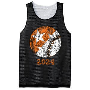 Tennessee Omaha Bound Knoxville Baseball Fan 2024 Champion Mesh Reversible Basketball Jersey Tank